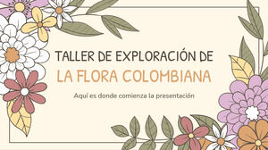 Workshop de Exploração da Flora Colombiana