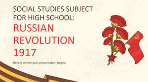 Matéria de Estudos Sociais para o Ensino Médio: Revolução Russa de 1917