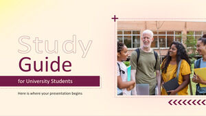 Guide d'étude pour les étudiants universitaires