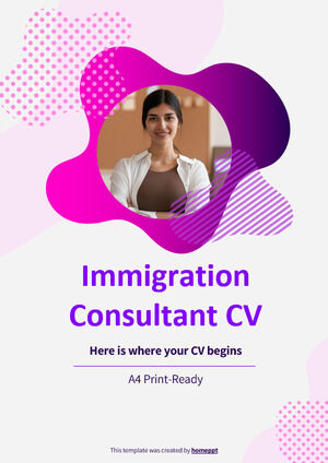Immigration Consultant CV