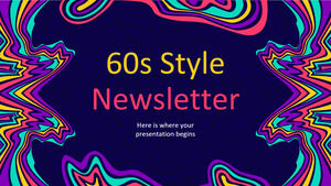 Buletin informativ despre stilul anilor 60