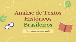 Brezilya Tarihi Metinleri Analizi