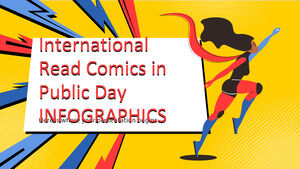Инфографика Международного дня чтения комиксов в общественном дне