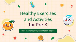Ejercicios y actividades saludables para Pre-K