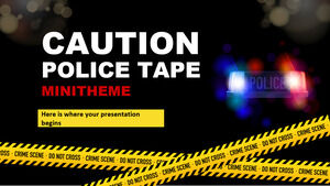 Attention Police Tape Minithème