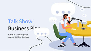 Talk Show Business Plan