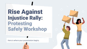 Rise Against Injustice Rally: Sicher protestieren Workshop