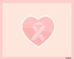 Breast Cancer de șablon PPT