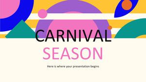 Абстрактный карнавальный сезон