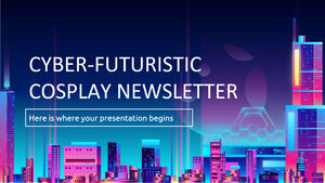 Cyber-Futuristic Cosplay Newsletter