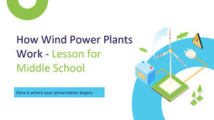 风力发电厂的工作原理 - 中学课程