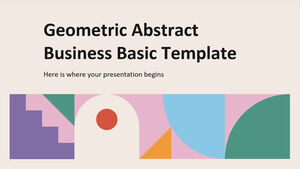 Геометрическая абстракция - базовый бизнес-шаблон