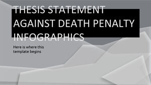 Dichiarazione di tesi contro la pena di morte Infografica