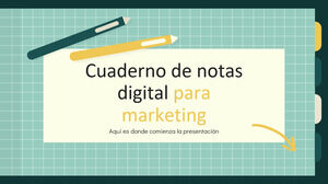 Blocnotes digital pentru marketing
