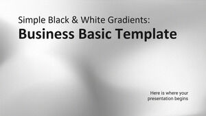 Einfache Schwarz-Weiß-Verläufe - Business Basic Template