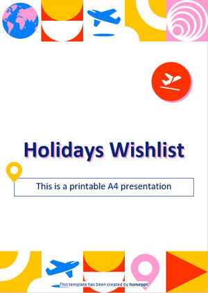 Holidays Wishlist