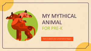 Mi animal mítico para actividades de prekínder