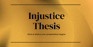 Injustice Thesis