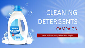 Campagne Détergents de nettoyage