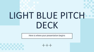 Açık Mavi Pitch Deck