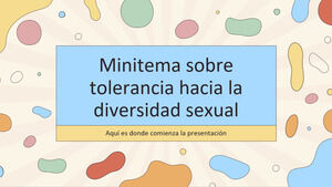 Sexual Diversity Tolerance Minitheme