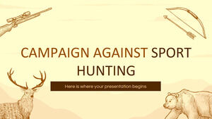 Campanie împotriva vânătorii sportive