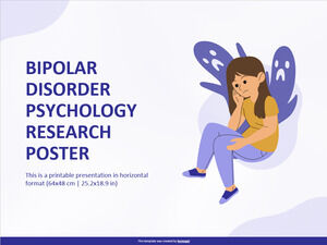 Plakat badawczy dotyczący psychologii choroby afektywnej dwubiegunowej