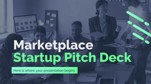 Marketplace Startup Pitch Deck