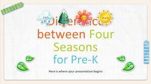 Разница между Four Seasons для Pre-K