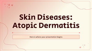 Maladies de la peau : dermatite atopique