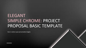 Chrome semplice ed elegante - Modello base di proposta di progetto
