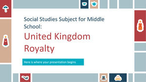 Materia di studi sociali per la scuola media: Royalty del Regno Unito