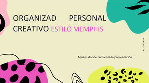 Creative Memphis Style - Personal Organizer
