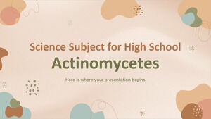 Przedmiot naukowy dla liceum: Actinomycetes