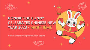 Ronnie le lapin célèbre le nouvel an chinois 2023 - Minitheme