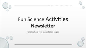 Bulletin d'information sur les activités scientifiques amusantes