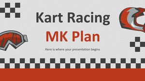 Plan MK de course de kart