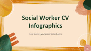 Infografiki CV pracownika socjalnego