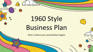 Plano de negócios estilo 1960