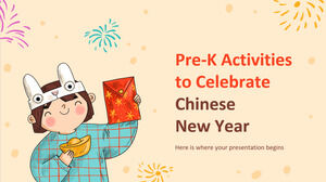Actividades de prekínder para celebrar el año nuevo chino