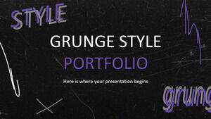 Grunge Style Portfolio