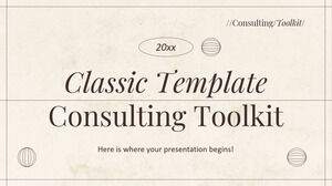 Kit de herramientas de consultoría de plantillas clásicas