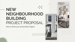 Proposta di progetto per la costruzione di un nuovo quartiere
