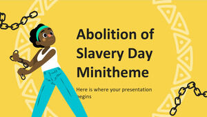 Minitema do Dia da Abolição da Escravatura