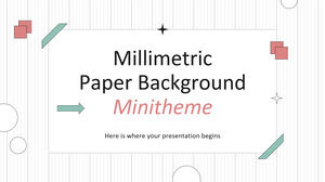Mini-thème de fond de papier millimétrique