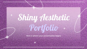 Shiny Aesthetic Portfolio