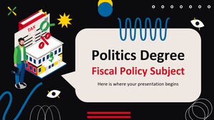 Politika Derecesi - Maliye Politikası Konusu