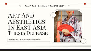 Arte y Estética en la Defensa de Tesis de Asia Oriental