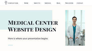 Tıp Merkezi Web Sitesi Tasarımı