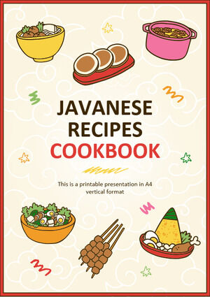 Livre de cuisine de recettes javanaises